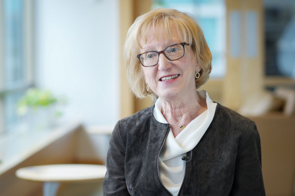 Senior Manager of Measurement Science Ann King smiling and looking to the right