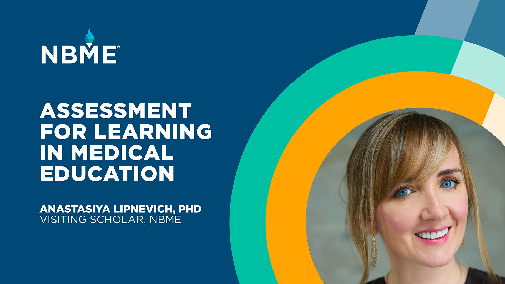thumbnail of assessment for learning in medical education video with Anastasia Lipnevich and graphical elements